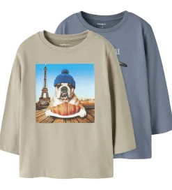 Bluser - 2-pak - NmmVoto - Island Fossil/Flint Stone Pen|Name It