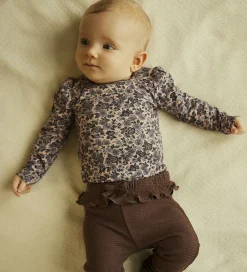 Body l/æ - NbfOalia - Burnished Lilac m. Blomster|Name It Outlet