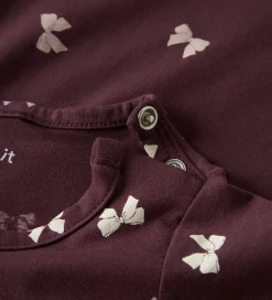 Body l/æ - NbfVandora - Burgundy/Bow|Name It Best