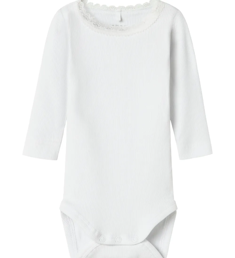 Body l/æ - Noos - Rib - NbfKab - Bright White|Name It Sale