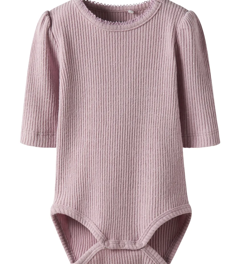 Body l/æ - Rib - NbfRosally - Keepsake Lilac m. Glimmer|Name It Discount