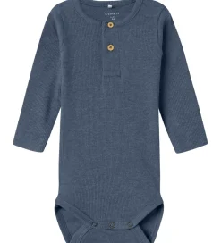 Body l/æ - Rib - NbmKab - Vintage Indigo/Melange|Name It New