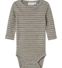 Body l/æ - Uld/Modal - Rib - NbmWomi - Satellite/Stripes|Name It Outlet