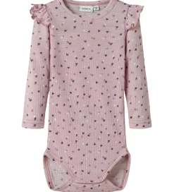 Body l/æ - Uld/Modal - NbfWomi - Shadow Gray/Dots|Name It Hot