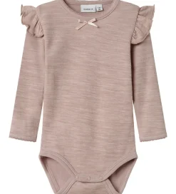 Body l/æ - Uld/Viskose - NbfWyla - Shadow Gray|Name It Clearance