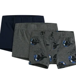 Boxershorts - Noos - NmmTights - 3-Pak - Mørkegråmeleret|Name It Outlet