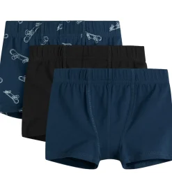 Boxershorts - Noos - NmmTights - 3-pak - Titan/Sort|Name It Clearance