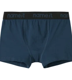 Boxershorts - Noos - NkmBoxer - 3-pak - Titan/Sort|Name It Sale