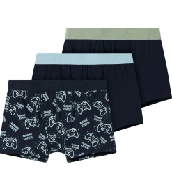Boxershorts - 3-Pak - NkmBoxer - Dark Sapphire|Name It Online