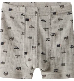 Boxershorts - Uld - Rib - NmmWang - Nacreous Cloud/Small|Name It Sale