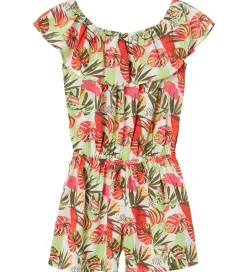 Buksedragt - NkfVinaya - Noos - Bright White/Tropical|Name It Online