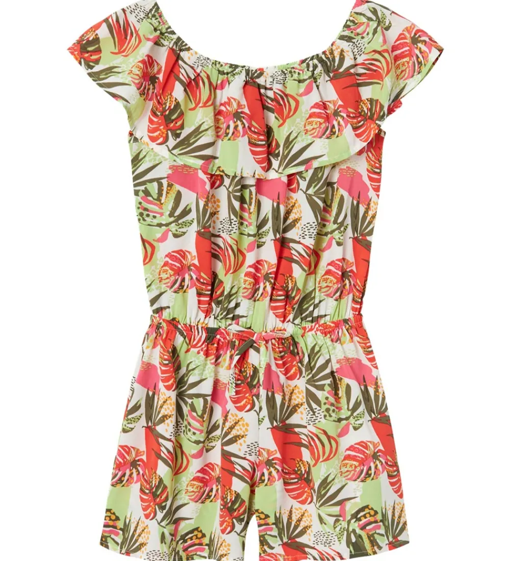 Buksedragt - NkfVinaya - Noos - Bright White/Tropical|Name It Online