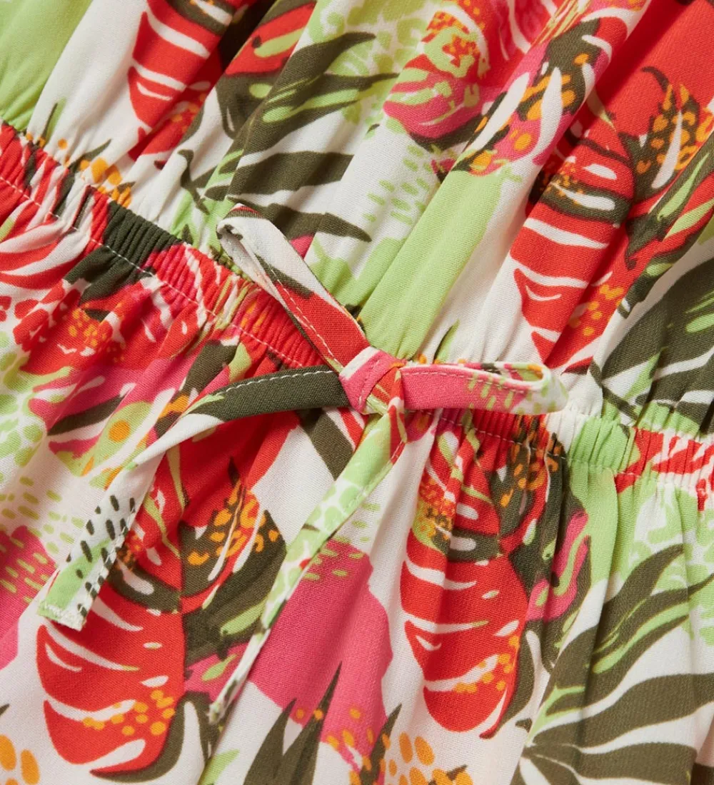 Buksedragt - NkfVinaya - Noos - Bright White/Tropical|Name It Online