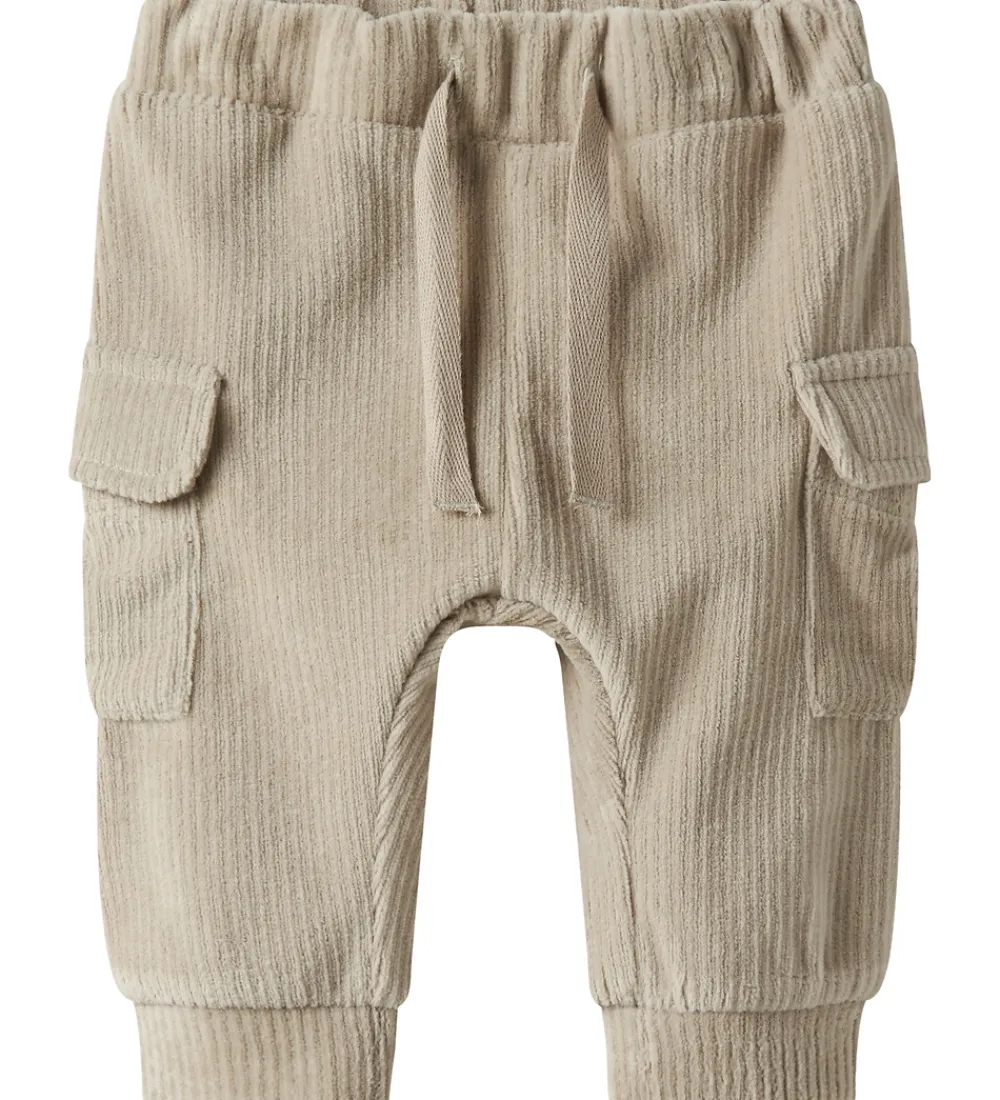 Bukser - Fløjlsvelour - NmmRonny - Island Fossil|Name It