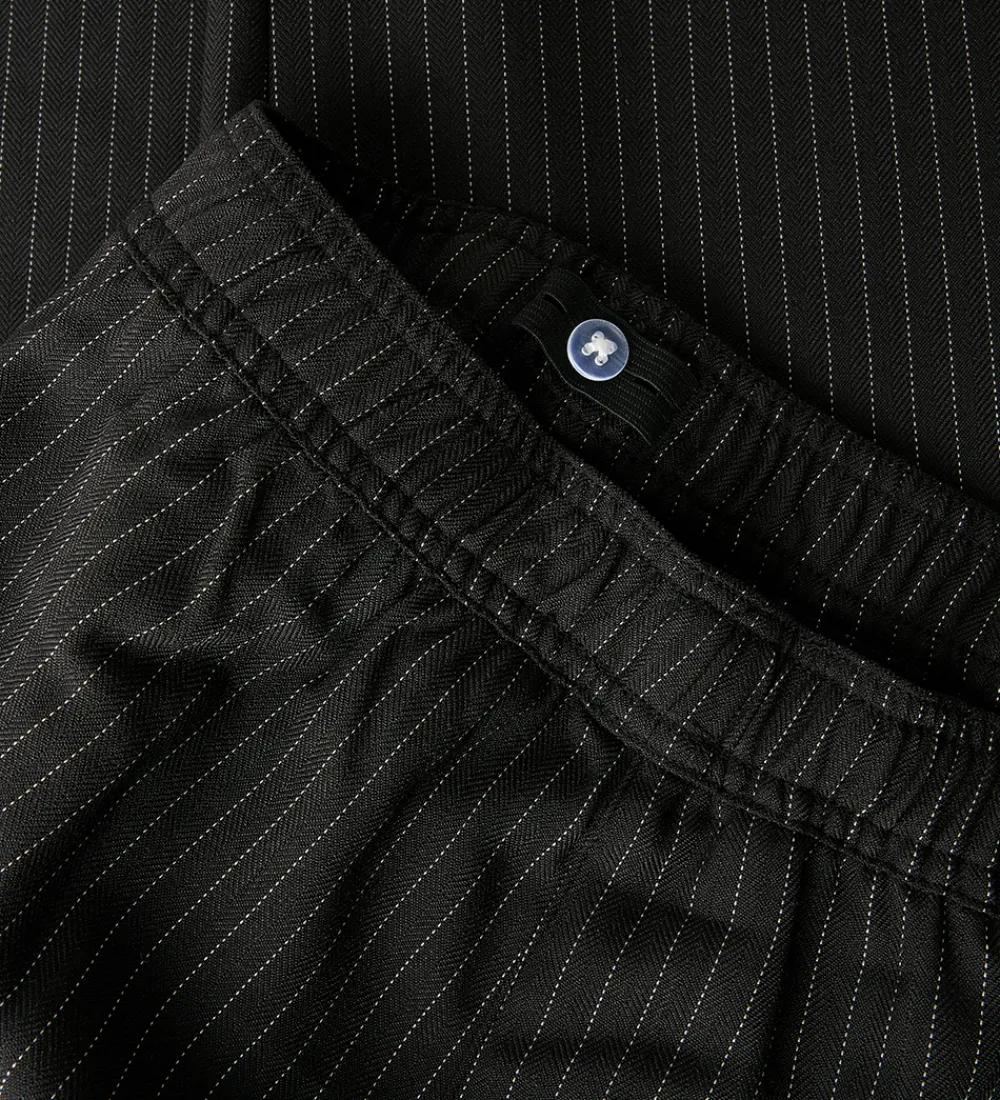 Name It Bukser - NlfRasmine - Dark Grey Melange|LMTD New