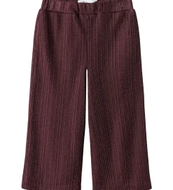 Bukser - NmfRisilk - Burgundy m. Glimmer|Name It Best