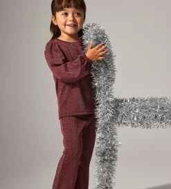 Bukser - NmfRoisin - Bootcut - Burgundy m. Glimmer|Name It Outlet