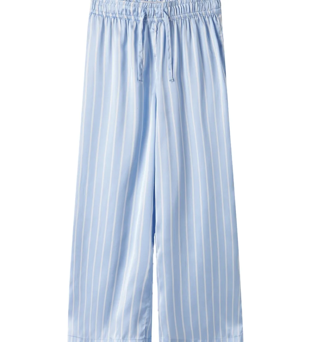 Bukser - Satin - NkfRuth - Kentucky Blue|Name It Sale