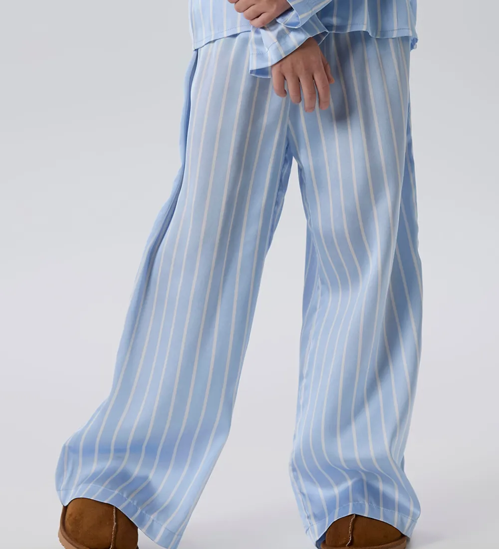 Bukser - Satin - NkfRuth - Kentucky Blue|Name It Sale