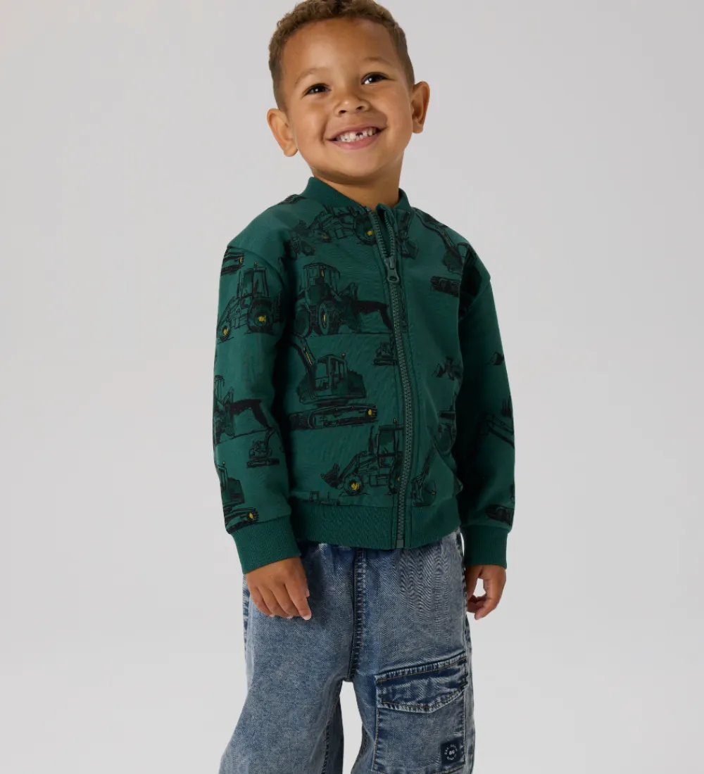 Cardigan - NmmStorm - Bistro Green|Name It New