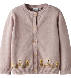 Cardigan - Strik - NmfKanja - Burnished Lilac|Name It Clearance