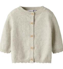 Cardigan - Strik - NmfSully - Peyote Melange|Name It Hot