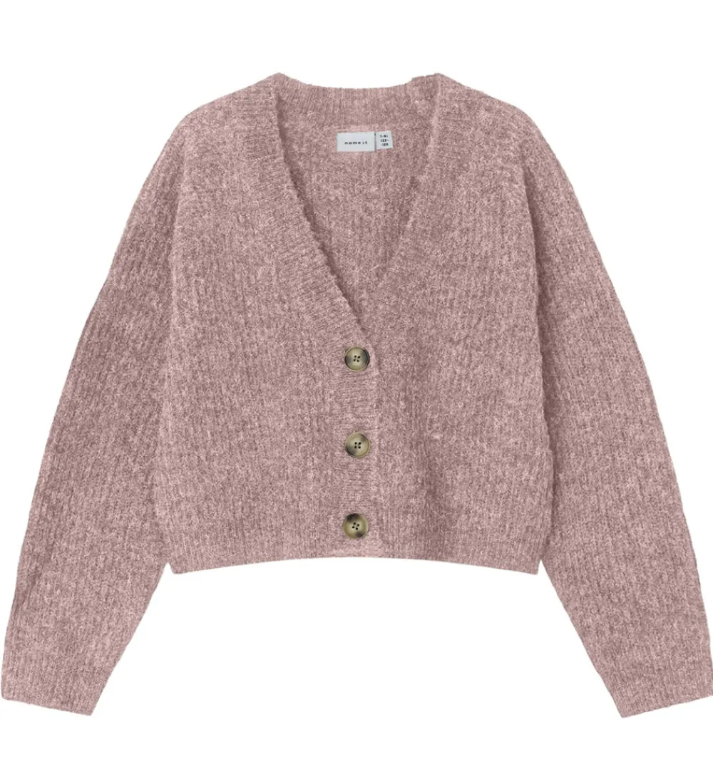 Cardigan - Strik - Noos - NkfHolly - Deauville Mauve|Name It Outlet