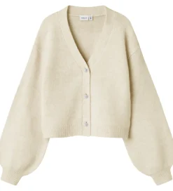 Cardigan - Strik - NkfNina - Peyote Melange|Name It Sale