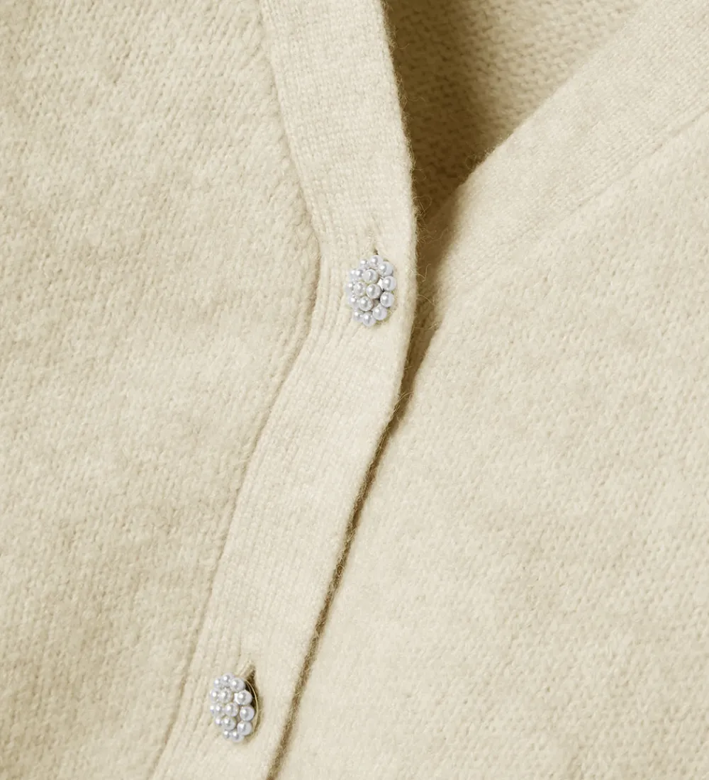 Cardigan - Strik - NkfNina - Peyote Melange|Name It Sale