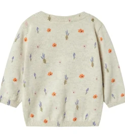 Cardigan - Strik - NbfOhio - Peyote Melange|Name It Hot