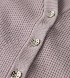 Cardigan - Strik - Rib - NkfLarenlise - Burnished Lilac|Name It Outlet