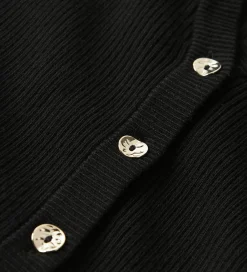 Cardigan - Strik - Rib - NkfLarenLise - Sort|Name It Best