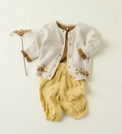 Cardigan - Strik - NbfKamma - Peyote Melange|Name It