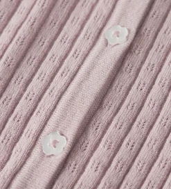 Cardigan - Strik -NbfKind - Burnished Lilac|Name It New