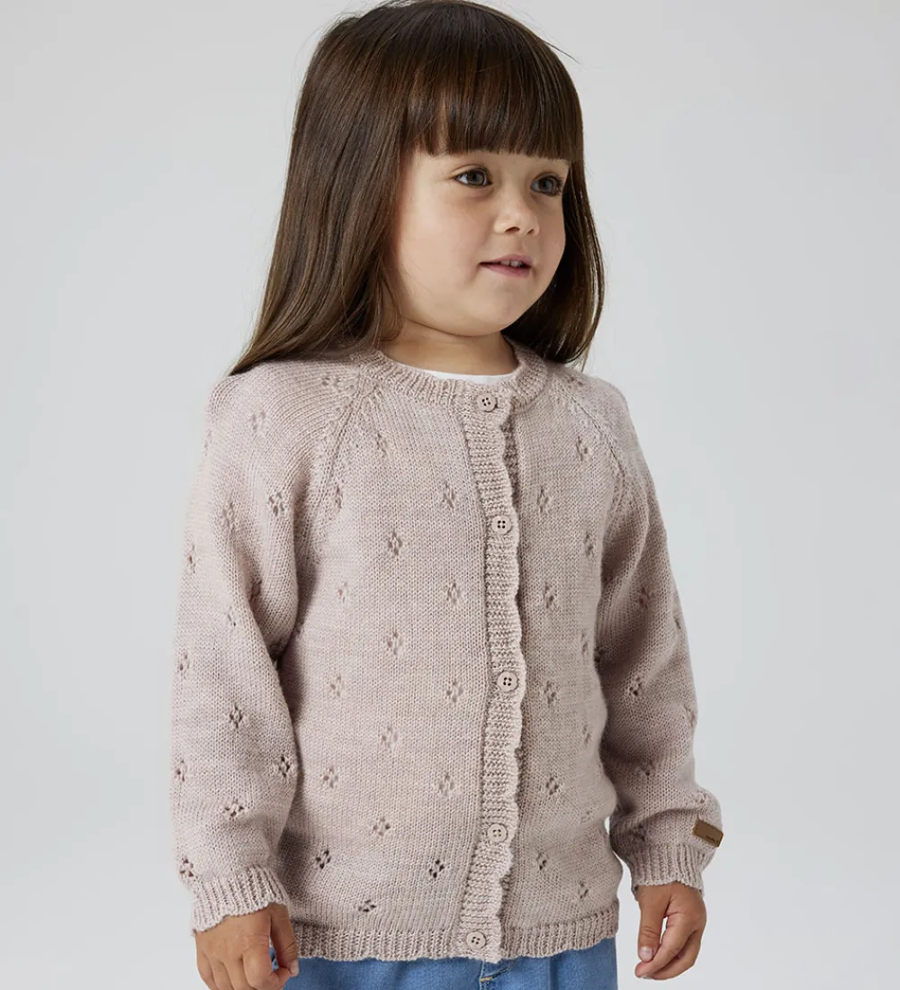 Cardigan - Uld - Strik - NmfWrilla - Shadow Gray|Name It