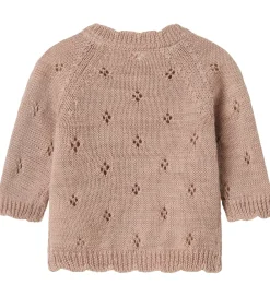 Cardigan - Uld - Strik - NbfWrilla - Shadow Gray|Name It Discount