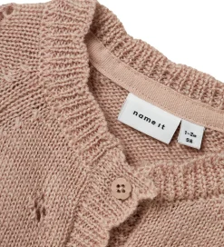 Cardigan - Uld - Strik - NbfWrilla - Shadow Gray|Name It Discount