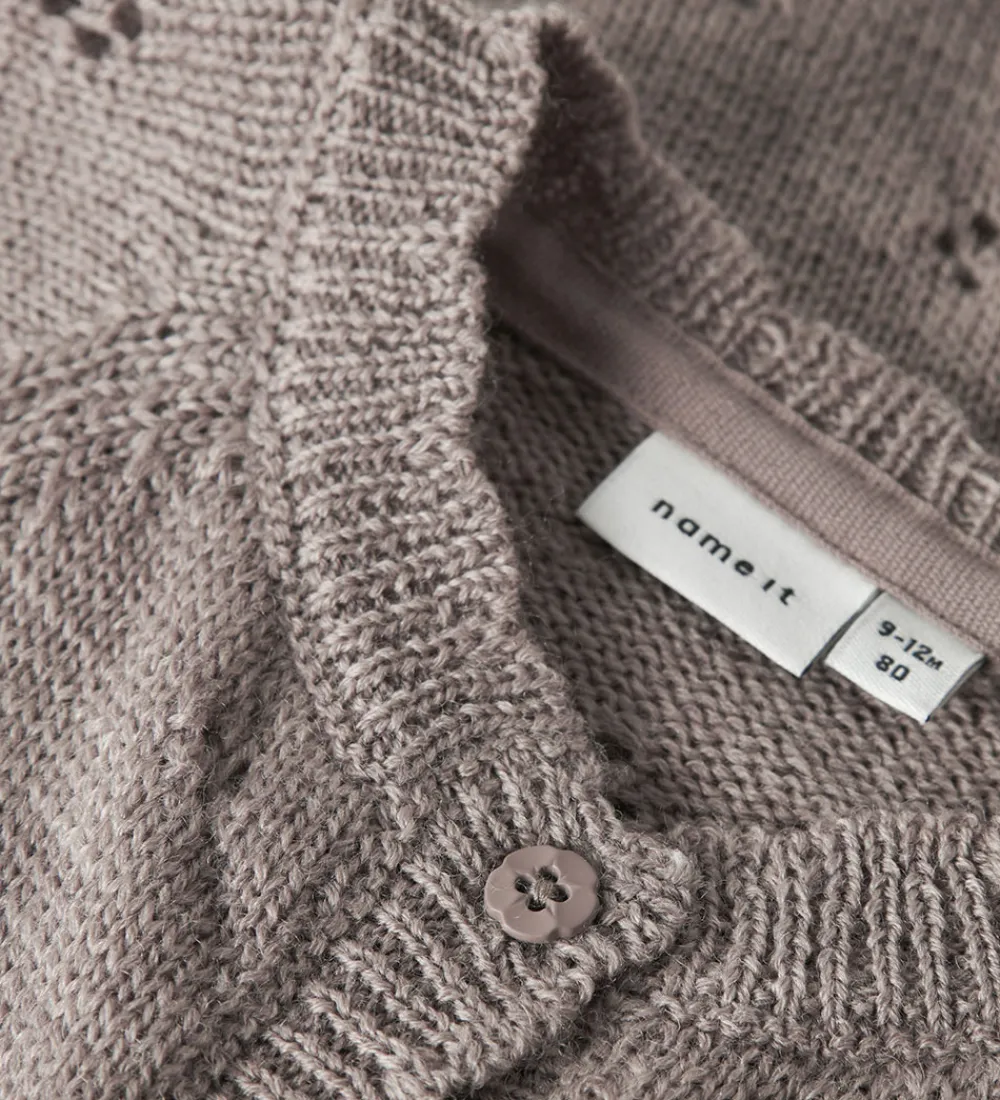 Cardigan - Uld - Strik - NbfWrilla - Satellite|Name It Sale