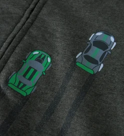 Cardigan m. Hætte - NmmVoltinus - Dark Grey Melange/Cars|Name It Online