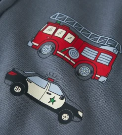 Cardigan m. Hætte - NmmVoltinus - Flint Stone/Fire Truck|Name It Discount
