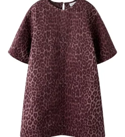 Denimkjole - NkfLeo - Burgundy/Leo|Name It Clearance