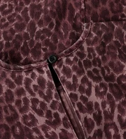 Denimkjole - NkfLeo - Burgundy/Leo|Name It Clearance