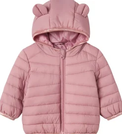 Dynejakke - NbfMarble - Woodrose|Name It Hot