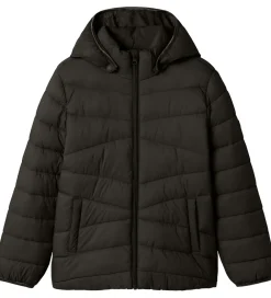 Dynejakke - NkfMarble - Sort|Name It Clearance