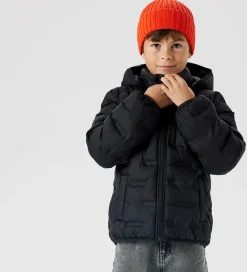 Dynejakke - NkmMason - Sort|Name It Clearance