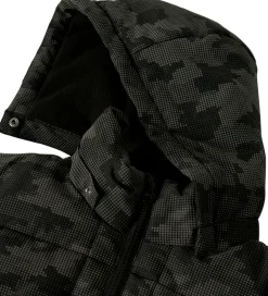 Dynejakke - NkmMeter - Sort m. Refleksprint|Name It New