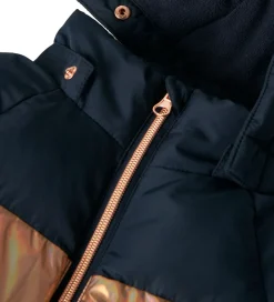 Dynejakke - NmfMille - Dark Sapphire m. Striber|Name It Clearance