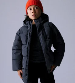 Dynejakke - Noos - NkmMedow03 - Grey Pinstripe|Name It Discount