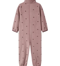Fleecedragt - NmnSpektra - Woodrose m. Hjerter|Name It Discount