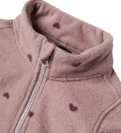 Fleecedragt - NmnSpektra - Woodrose m. Hjerter|Name It Discount